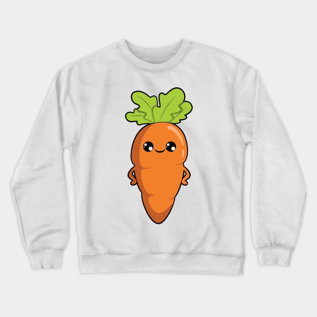 Carrot Crewneck Sweatshirt by MyBeautifulFiles